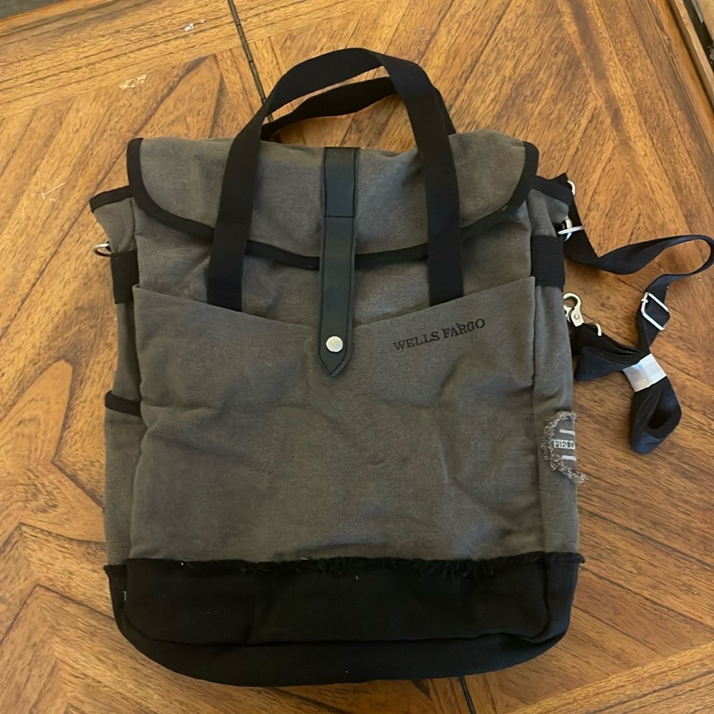 Field & Co Hudson canvas laptop/messenger bag